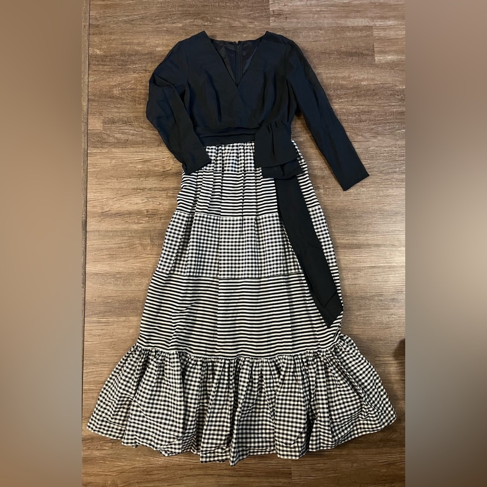 60s VTG Miss Elliette Boho Maxi Dress Gunne Sax Prairie Hippie Retro Cottagecore